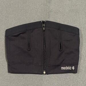 Medela Easy Expression Hands Free Pumping‎ Bra Black S/P Small Zip Front